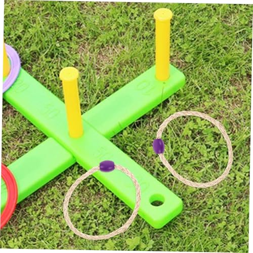 10pcs Ring Toss Game Toss Rings for Garden Parties Outdoor Sports Carnival Fun Easy to Use Portable Design for Lasting Enjoyment