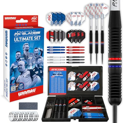 Winmau Super Tune-Up Darts Accessory Set - Professional Dart Set with Over 150 Pieces | Darts Flights and Shafts in Set | Dart Accessory Set | Dart Set Basic Equipment