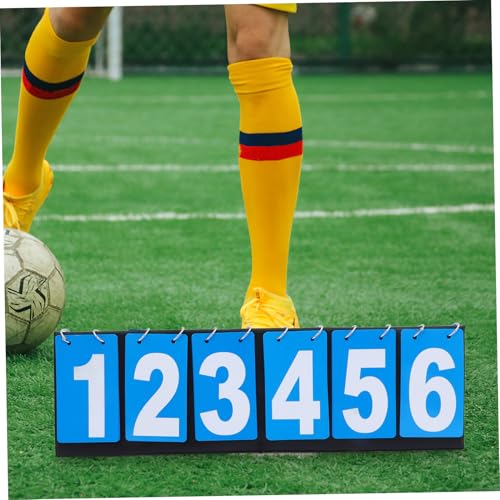 POPETPOP Basketball Scoreboard Portable Tabletop Scoreboard Flip Scorekeeper for Competition