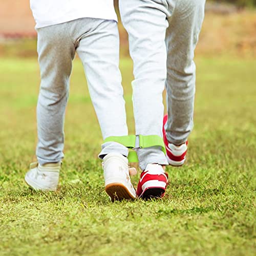 Hooqict 10Pcs 3 Legged Race Bands for Outdoor Party Group Games - Kid Adult Three Legged Race Birthday Party Carnival Field Day Relay - Gym Class Team Building Supplies Family Fun Activity