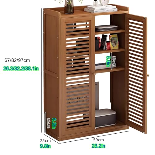 Audio Video Media Stand Cabine,Media Storage Cabinet,Modern AV Cabinet,AV Rack Gaming Cabinet,AV Stereo Cabinet,Wood Stereo Cabinet,Stereo Cabinet Media Stand,Audio Video Media Stand(Brown,59x25x97cm/ - color: Brown, size: 59x25x97cm