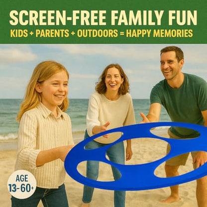 Flying Disc Soft for Kids 13 Years Family Outdoor Fun Flying Ring Beach, Lawn, Backyard, Park or Camping Games Outdoor Games for Birthday Gift Fun Sport Activity