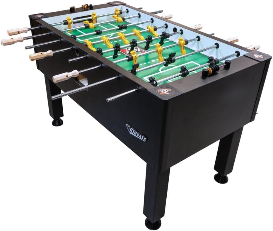 Tornado Classic II Foosball Table Soccer Game (Black) - color: Classic II