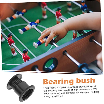 BESPORTBLE 12 Pairs Foosball Bushings Durable Plastic Table Football Machine Bearings for Standard Rods Easy to Install Fit for Replacement