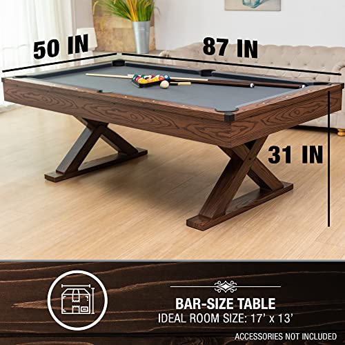 EastPoint Sports Dunhill Billiard Tables Bar-Size Pool Table – Perfect for Family Game Room, Adult Rrec Room, Basements, Man cave, or Garage - style: Dunhill w/Accessories