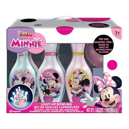 Hedstrom Light Up Bowling Set Game, Minnie Mouse - color: Minnie Mouse