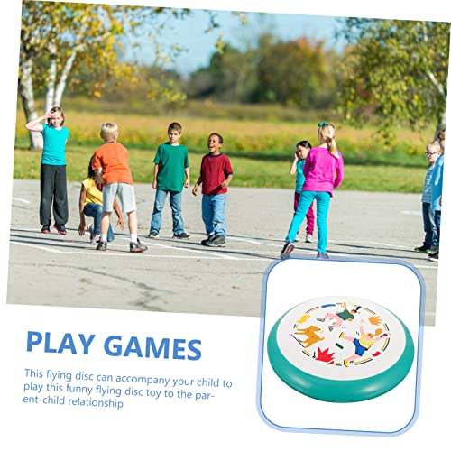 Boy Girl Flexible Flying Disc Toy Interactive Fun for Safe TPE Material Stylish Design for Backyard Games and Activities