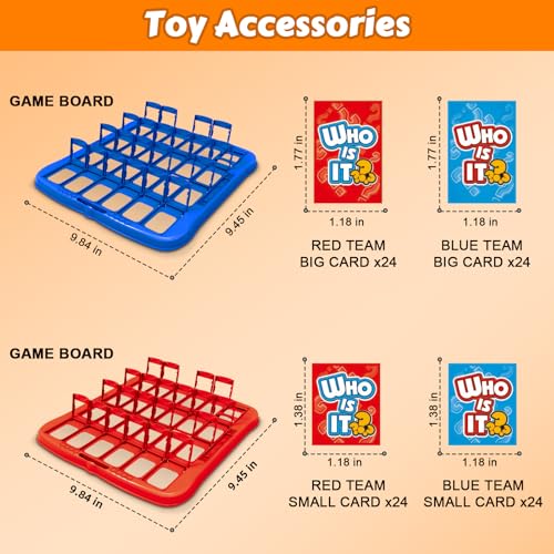 Classic Animal Guessing Board Game for Kids Ages 3 and Up – Who is It? – Two-Player Logic Deduction Game to Boost Cognitive Skills, Family Fun – Travel Friendly Educational Toy - style: Animal