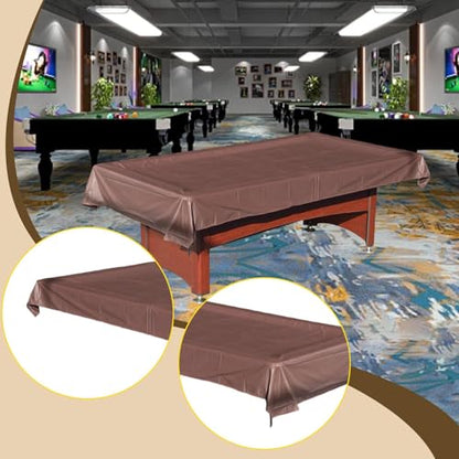 Pool Table Cover Waterproof Heavy Duty Protector 256x155cm (100.8x61 inch) PVC Dustproof Tearproof Lightweight