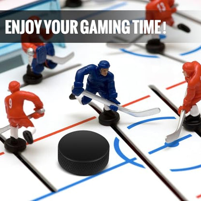 RoundFunny 6/12 Pack Small Hockey Puck Bulk 1.4 x 0.5 Inch Mini Table Hockey Puck Accessories for Table Indoor Game Adults Fun Entertainment Equipment Gifts