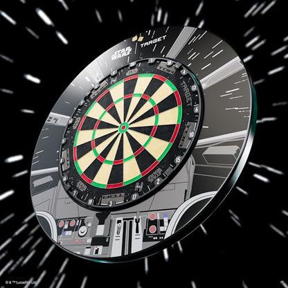 Target Darts TOR Dartboard & Dart Board Bundles | Competition Standard Steel Tip Board with Fixing Kit | Also Available: Special Edition Luke “The Nuke” Littler Board and Surround or Star Wars Galaxy - style: Star Wars Bundle