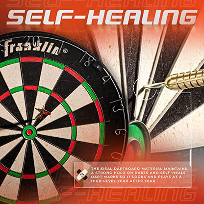Franklin Sports Professional Dartboard - 18" Regulation Size - style: Pro Bristle Blade Dartboard