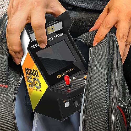 My Arcade Atari Micro Player Pro: 100 Arcade Games, 6.75" Portable Game, Retro Gaming Consoles - style: Atari