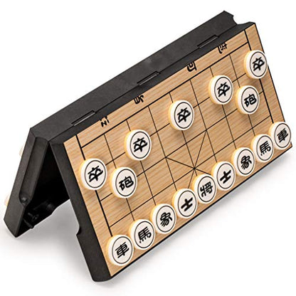 Chinese Chess (Xiangqi) Magnetic Travel Set (9.5 Inches) - size: 9.5 in