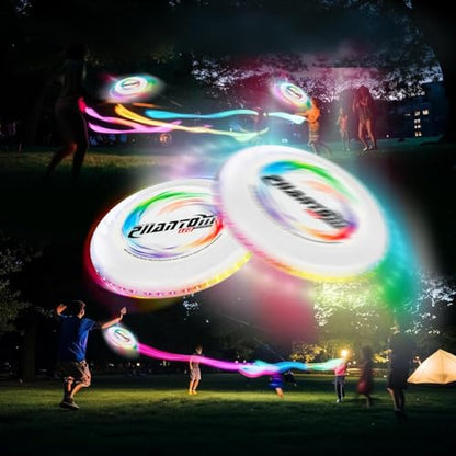 Flying Disc with Million Colors, 13 Lighting Modes 35 Bright Waterproof Flying Ring, Camping for Kids Teens Adults Boys Girls, Perfect for Ages 6+, Gift for Kids