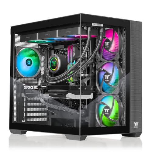 Thermaltake LCGS View u2880-380 Gaming Desktop (Intel® Core™ Ultra 9 285K, ToughRam 32GB DDR5 6400MT/s RGB Memory, NVIDIA® GeForce RTX™ 5080, 2TB NVMe M.2, WiFi, Windows 11) V38B-Z890-580-LCS - size: 285K, style: 5080