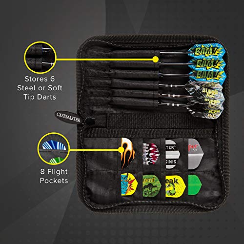 Viper Rock & Roll Soft Tip Darts & Casemaster - color: Black, style: Delux
