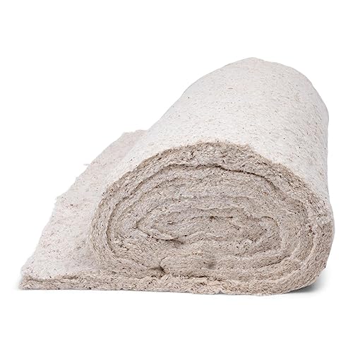 27” Premium Cotton Upholstery Batting Made in USA (3 Yards), Off White - size: 3 yards