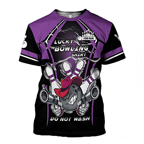 Rivelus Personalized Name Bowling Shirts for Men and Women 3D, Bowling Shirts for Team Bowling, Bowling Shirts Gift - color: Blm 13