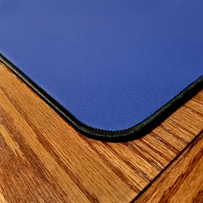 Board Game Playmat [2.5'x4'/Thick Super Cushioned/Stitched Edge/Water Resistant] with Carrying Case - for Tabletop Board Games, Card Games, RPG Games (Small, Blue) - color: Blue, size: Small (2.5'x4')