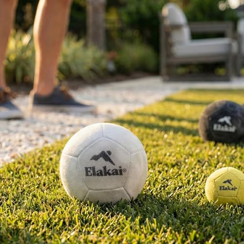Elakai Soft Bocce Game Set – Outdoor Lawn Bocce Ball Game with Soft Balls & Carry Bag, Family Backyard Yard Game