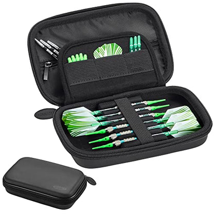 Casemaster Sentinel 6 Dart Case, Black Zipper - color: Black