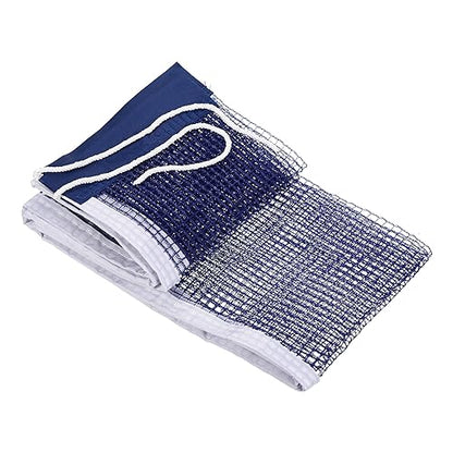 M METERXITY Table Tennis Net Replacement - Ping Pong Net String Tension Equipment, Polyethylene, Apply to Standard Table (183 x 15cm, Blue)