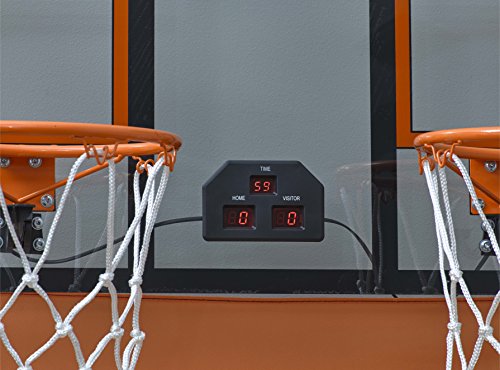 Atomic Slam Dunk Basketball Shootout Includes 4 Miniature Basketballs and Air Pump and Needle