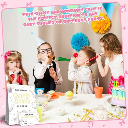 Silly Goose Baby Shower Decorations,Guess How Many Baby Shower Game,Guess How Many Candy Corns Are In The Jar, One Silly Goose Birthday Decor,Birthday Party Games & Activities 50 Cards And Sign - size: goose