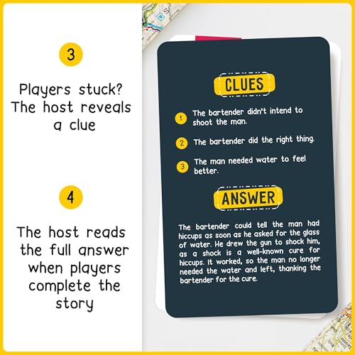 WELL BALANCED Road Trip Mysteries - Car Game for Adults & Teens, Road Trip Travel Essentials