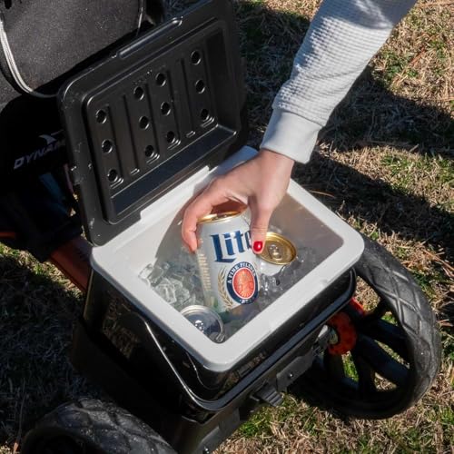 Bag Boy Quad Pro Disc Golf Cart - color: White/Black