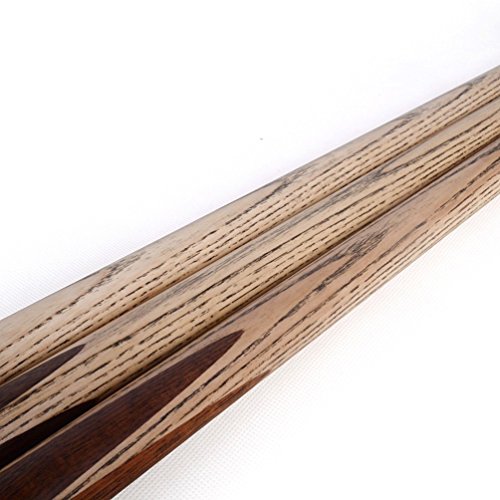 CUESOUL 57" Handcraft 3/4 Jointed Snooker Cue with Mini Butt End Extension +Cue Towel+ Joint Protector