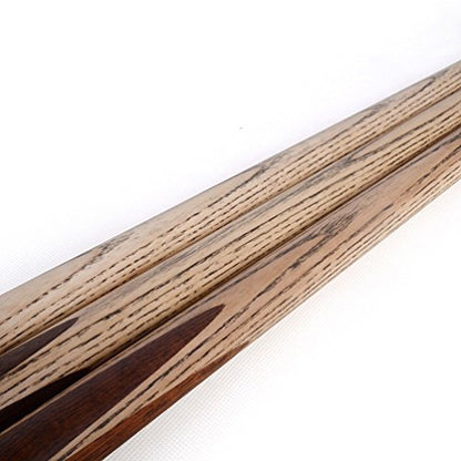 CUESOUL 57" Handcraft 3/4 Jointed Snooker Cue with Mini Butt End Extension +Cue Towel+ Joint Protector
