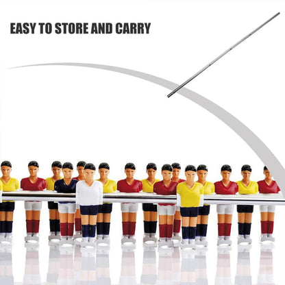 SUPVOX 4Pcs Foosball Rods Replacement Parts: 8mm Diameter Iron Soccer Poles for 0.5m Table Football Machine - Heavy Duty Metal Operation Bars for Kids Mini Foosball Table (No Handles)
