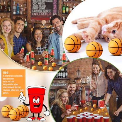 Leitee 36 Pcs Table Tennis Balls 40 mm Sport Theme Indoor Outdoor Games for Party Decoration Crafts (Basketball)