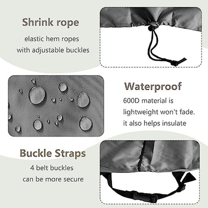 Kids Water Table Cover Fit Rain Showers Splash Pond Water Table,Waterproof Dust Proof Anti-UV Outdoor Toys Cover-Grey - color: Grey