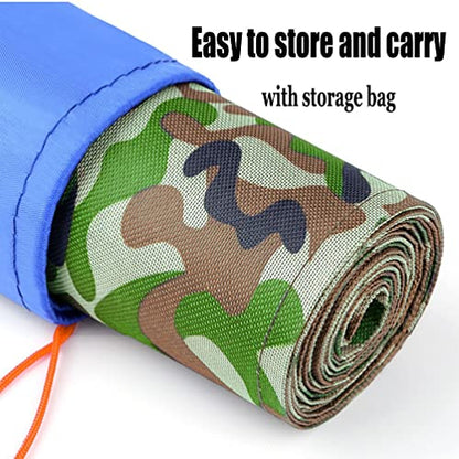 Teamwork Games Adult Kids Playing Run Mat, Indoor Outdoor Wild Day Carnival Game Party Rolling Run Mat (Size : Adult-6M) ()