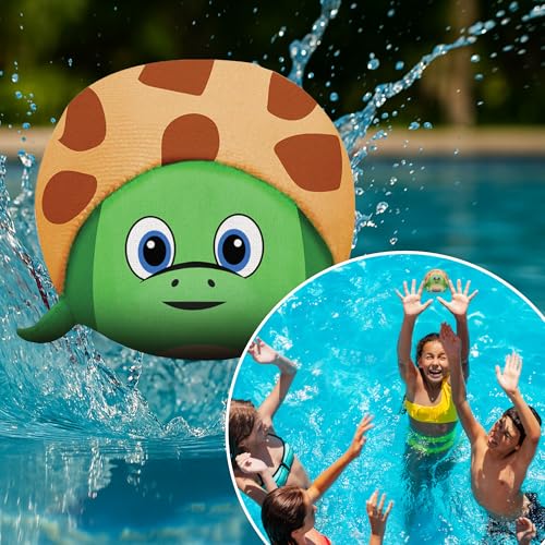 Activ Life The Ultimate Water Skip Balls, Water Bouncing Ball for Swimming Pool, Beach Toys for Friends, Family, Kids and Adults - style: Turtles