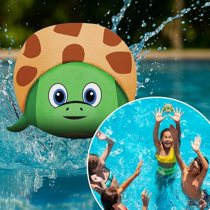 Activ Life The Ultimate Water Skip Balls, Water Bouncing Ball for Swimming Pool, Beach Toys for Friends, Family, Kids and Adults - style: Turtles