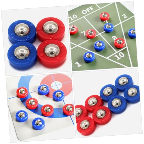 20pcs Mini Shuffleboard Roller Set Game Pucks for Tabletop Shuffleboard Quick Installation Enhanced Play Experience for Home Clubs and Entertainment Venues