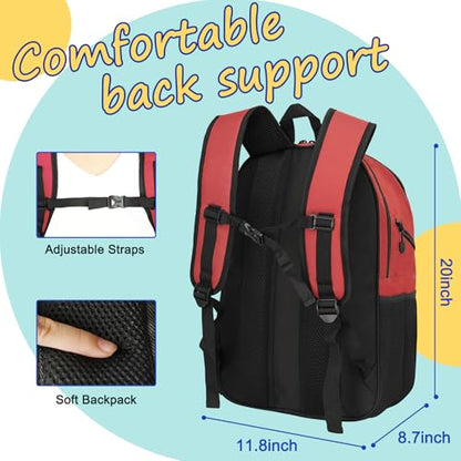 Goloni Bowling Backpack,Single Ball Bowling Bag with Shoe Compartment Up to Size 16,Bowling Bag with Padded Ball Holder - color: Pink