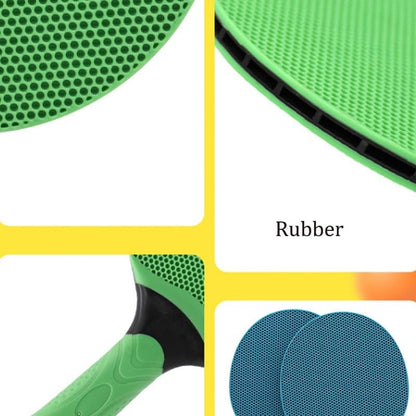 Table Tennis Bat Rubber Integrated Straight Handed Cross - color: Gray
