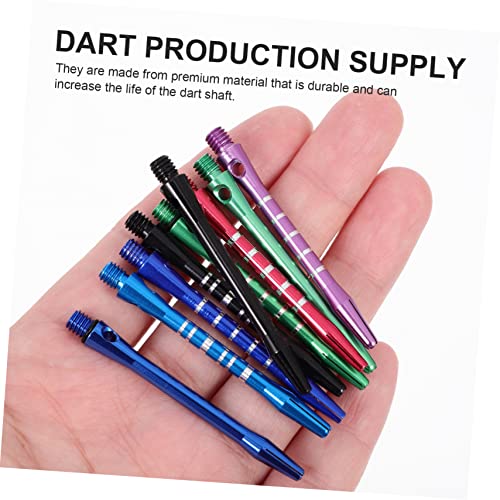Aluminum Alloy Dart Shafts Set Durable Portable Rods with Standard Threading Lightweight Design and Easy Installation for Enhanced Dart Performance