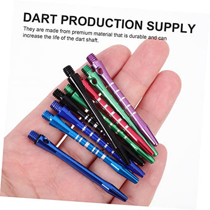 Aluminum Alloy Dart Shafts Set Durable Portable Rods with Standard Threading Lightweight Design and Easy Installation for Enhanced Dart Performance