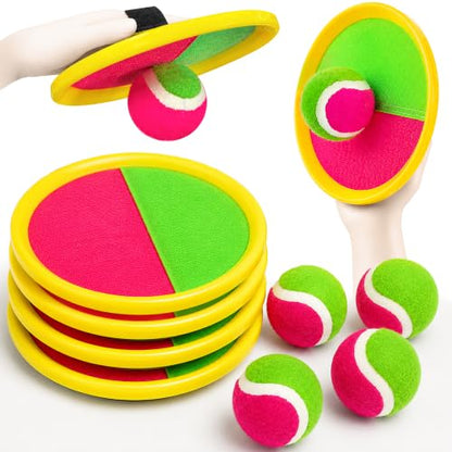 KatchOn, Toss and Catch Ball Game | Outdoor Toys for Kids Yard Games Beach Toys Outside Games, Summer Party Favors for Kids, Velcro Ball and Catch Game, Pinata Stuffers, Goodie Bags Stuffers