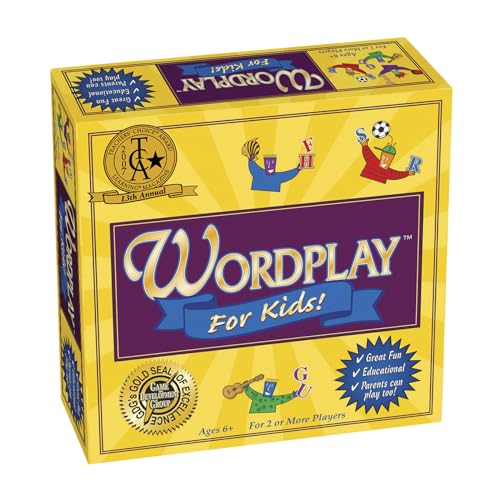 Wordplay for Kids — A Fast-Paced, Award-Winning Game Filled with Fun Word Challenges — Great for the Whole Family, Ages 6 & Up
