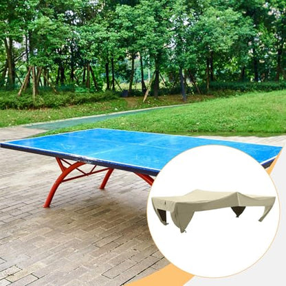 Ping Pong Table Cover 280x152x76 cm, Waterproof Oxford Cloth Outdoor Heavy Duty, Quick Release Buckle Windproof for Standard Foldable Tables