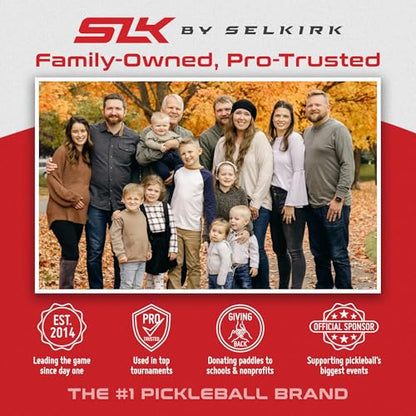 Selkirk Sport SLK Atlas Pickleball Paddle | Carbon Fiber Honeycomb - color: Red, size: Max (All-Around Paddle)