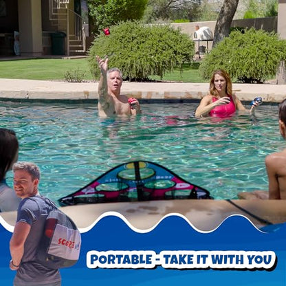 TOSS & ROLL NN' Hole - Portable Cornhole Game for Water or Land | for All Ages