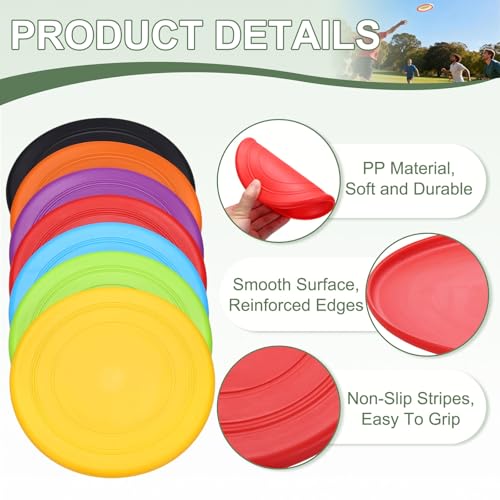 Soft Flying Disc, Sports Flying Discs Outdoor Flying Disc Training Playing-Fitting for(Beach/Backyard/Lawn/Park) - color: Blue/Red/Black